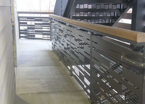 Garden Aluminum Privacy Fence Slat Interlocking Fireproof unction